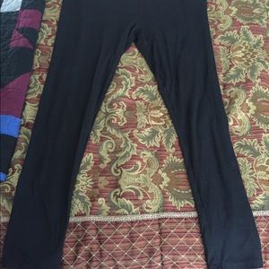 2 pairs of Solid black Lula Roe leggings!